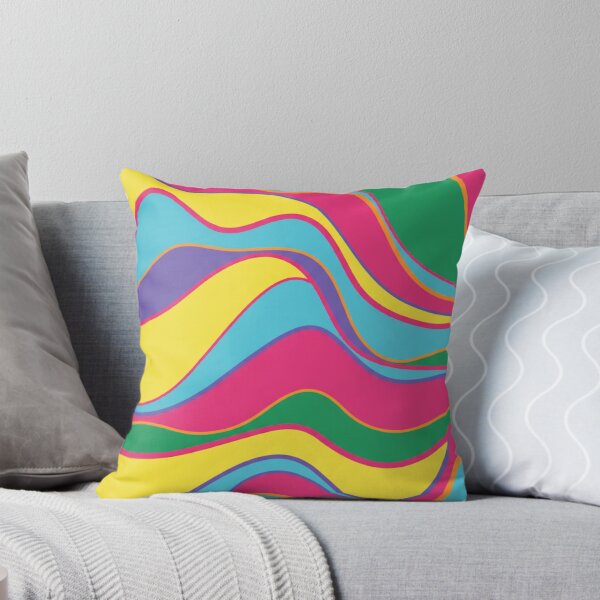 Item preview, Retro Wavy Pattern –Psychedelic Abstract Seamless shirts designed and sold by anandsiva2703.