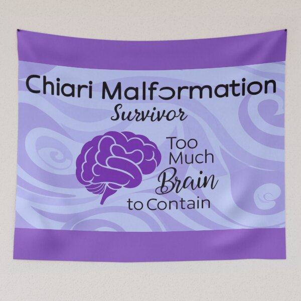 Item preview, Chiari Malformation Too Much Brain designed and sold by NolanChiariHope.