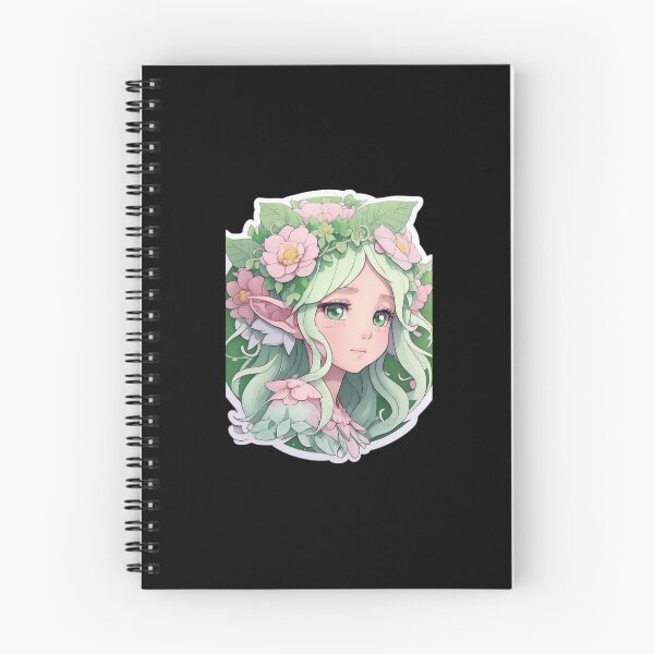 Item preview, Young Elf Princess With Floral Tiara Design 	 	 designed and sold by jenilaabezuw.