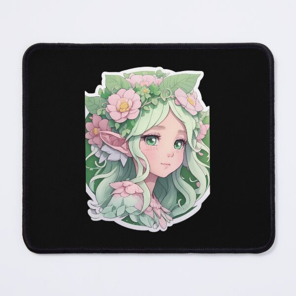 Item preview, Young Elf Princess With Floral Tiara Design 	 	 designed and sold by jenilaabezuw.