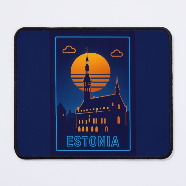 Item preview, Estonia Neon Travel designed and sold by Thistle-TShop.