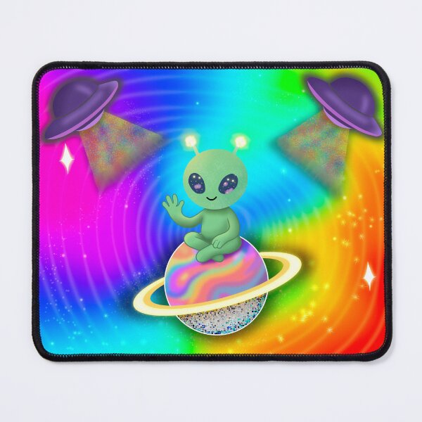 Item preview, Colourful Alien on Rainbow Planet - What If Space Has Colour designed and sold by MindsintheMatrix.