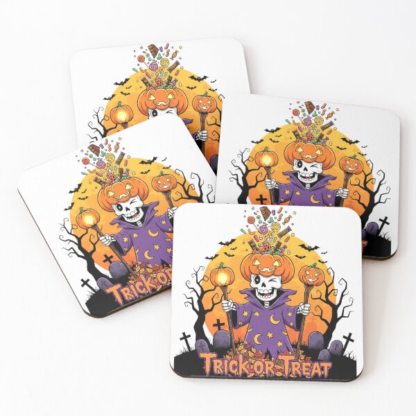 Item preview, Trick or Treat Skeleton with candy designed and sold by Apocalyptik Designs .