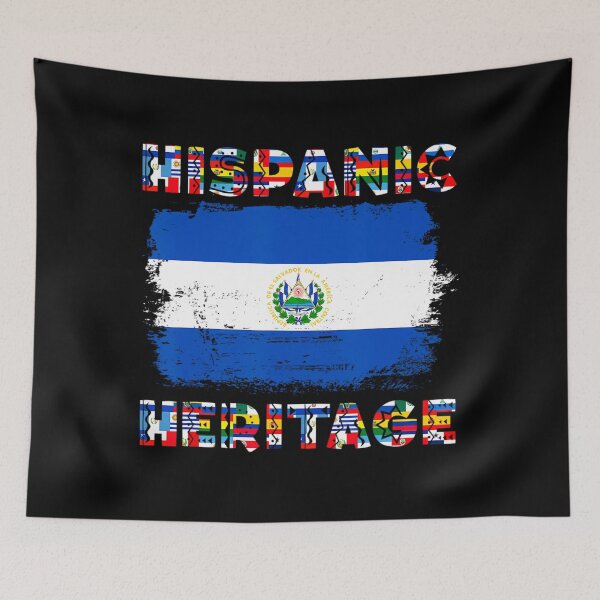 Item preview, Vintage El Salvador Salvadorean Flag Hispanic Heritage Month 		 designed and sold by gauqmdkroll0.