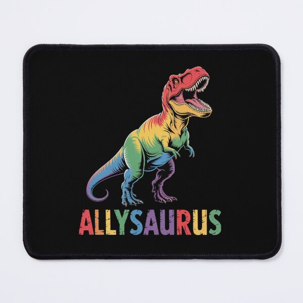 Item preview, Dinosaur Lgbt Gay Pride Flag Allysaurus designed and sold by SlogariArt.