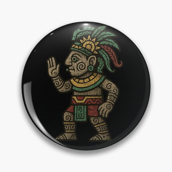 Item preview, Mayan Warrior Tribal Art Ancient Culture designed and sold by AncientVibes.