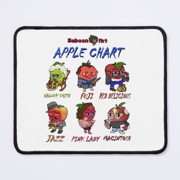 Item preview, Baboon Art Apple Chart designed and sold by BaboonArt.
