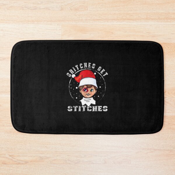 Item preview, Snitches Get Stitches Elf Xmas Funny Snitches Get Stitches 	1	 designed and sold by phemanffoh.