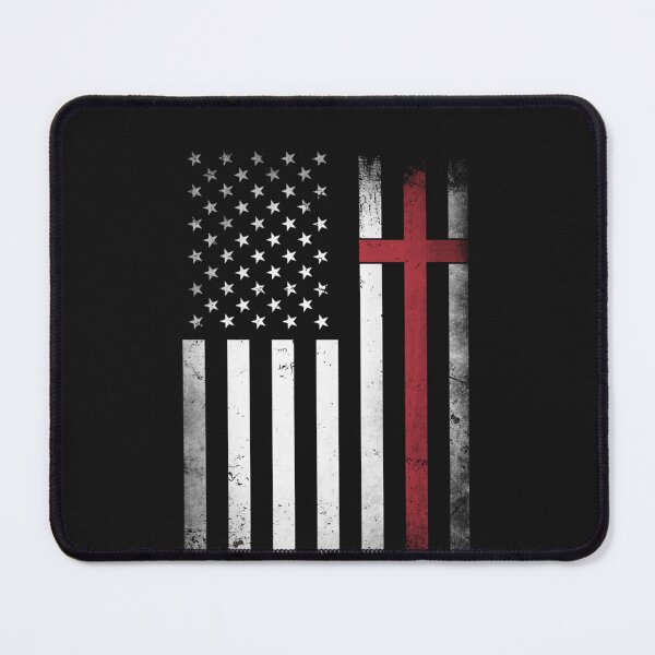 Item preview, Faith Over Fear – Christian USA Flag Cross Design designed and sold by Leppanen.