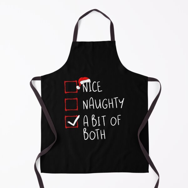 Item preview, Nice Naughty A Bit Of Both Christmas List Xmas Santa Claus designed and sold by kobsjacash.