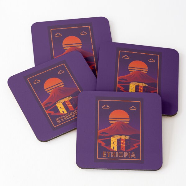 Item preview, Ethiopia Neon Travel designed and sold by Thistle-TShop.