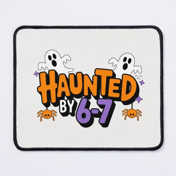 Item preview, Haunted by 6-7 – Funny Retro Halloween Meme designed and sold by Leppanen.
