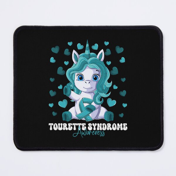 Item preview, Tourette syndrome Awareness Month Teal Ribbon Unicorn designed and sold by jibouboitya.