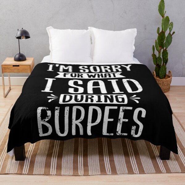 Item preview, Sorry Said During Burpees Workout Enthusiast Christmas 	 		 designed and sold by nadryloreciu.