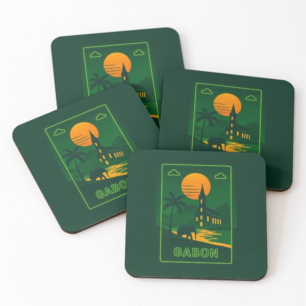 Item preview, Gabon Neon Travel designed and sold by Thistle-TShop.