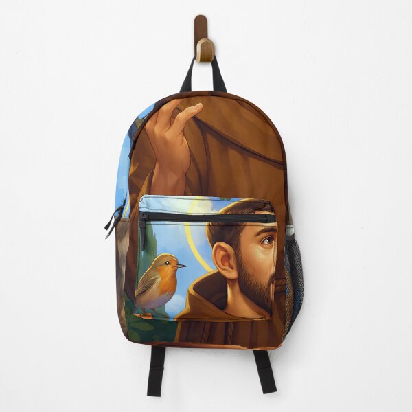 Item preview, Saint Francis of Assisi – Christian Digital Art Print designed and sold by FaithCreatives.