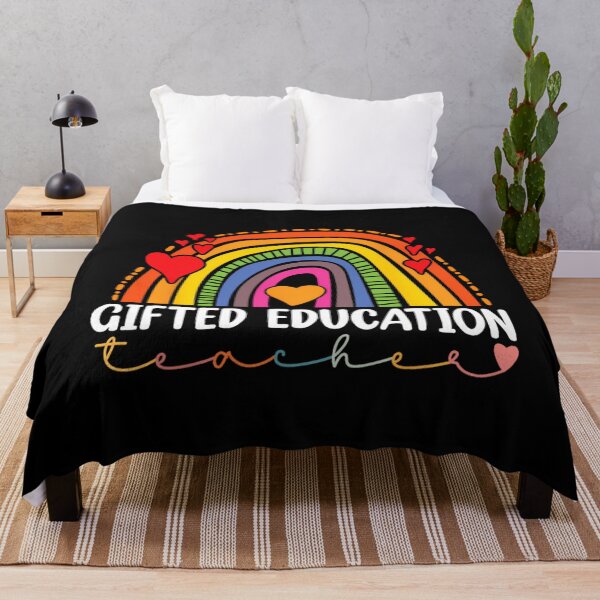 Item preview, 	ed Education Teacher Rainbow 	ed and talented teacher 		 designed and sold by vougashayagl.