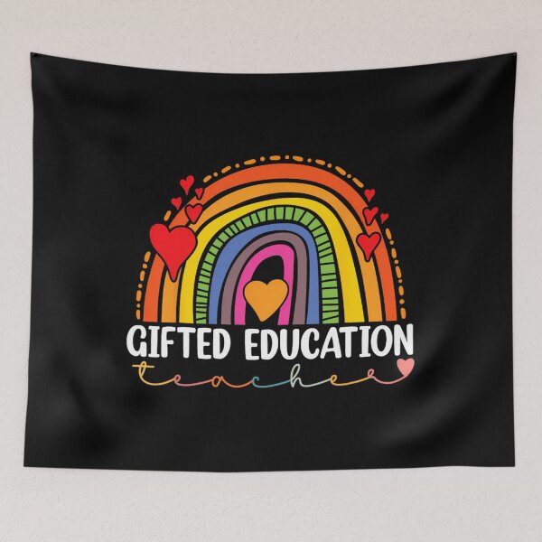 Item preview, 	ed Education Teacher Rainbow 	ed and talented teacher 		 designed and sold by vougashayagl.