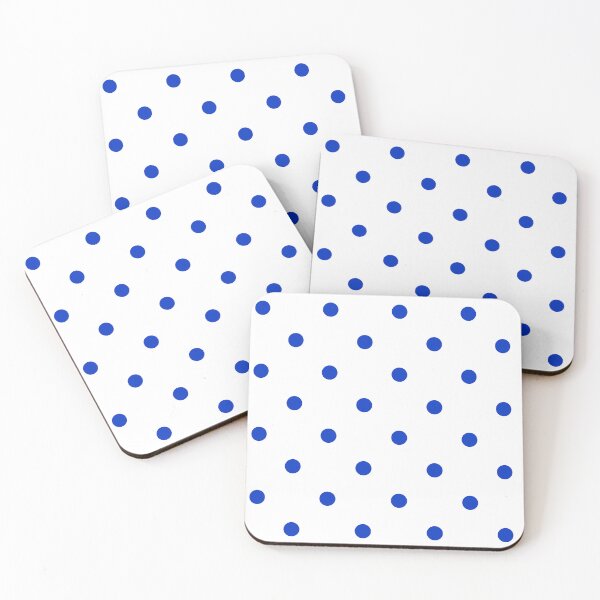 Item preview, Cobalt Blue and White Polkadots  designed and sold by POLKAIWERX.