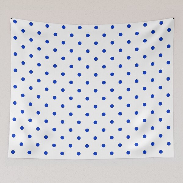 Item preview, Cobalt Blue and White Polkadots  designed and sold by POLKAIWERX.