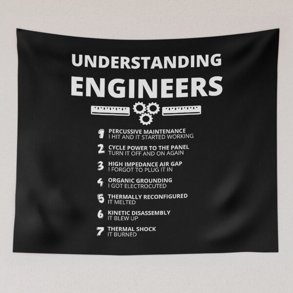 Item preview, Understanding Engineers - Funny Sarcastic Engineering 	 		 designed and sold by elnemsrahsanr.
