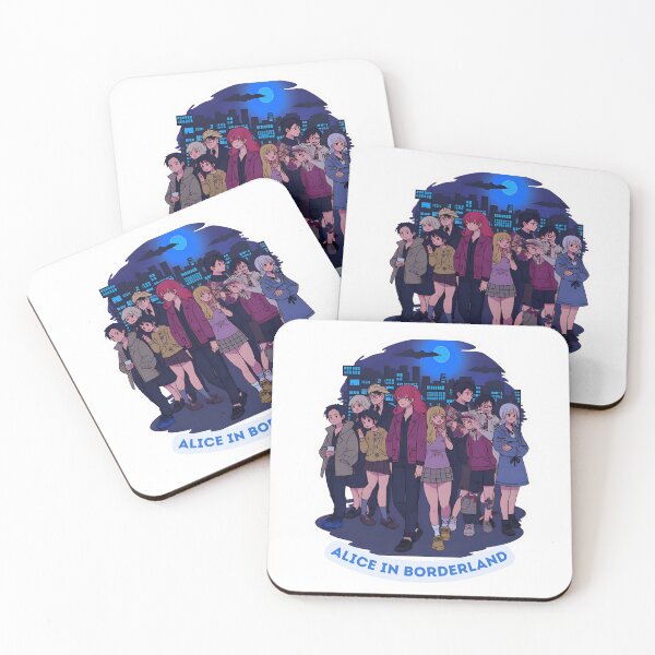Item preview, Alice in Borderland Sticker – Full Cast Group Art | Anime Survival Game Fan Merch | Cute & Edgy Night City Design designed and sold by SassyArtist9006.