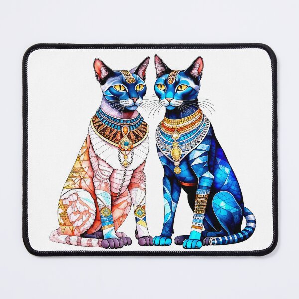 Item preview, Regal Egyptian Cat Guardians designed and sold by LanaGustavsson.