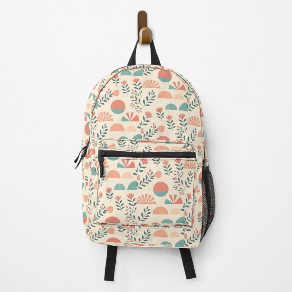 Item preview, Pastel Geometric Floral Flower Leaves, Light Theme, Stylize, Repeated Texture Pattern (image size 8320x12480) designed and sold by Digital-Davinci.