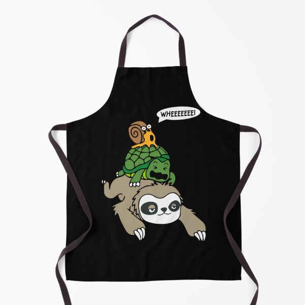 Item preview, Sloth Turtle Snail Piggyback Animal Running Wild Tee designed and sold by vougashayagl.