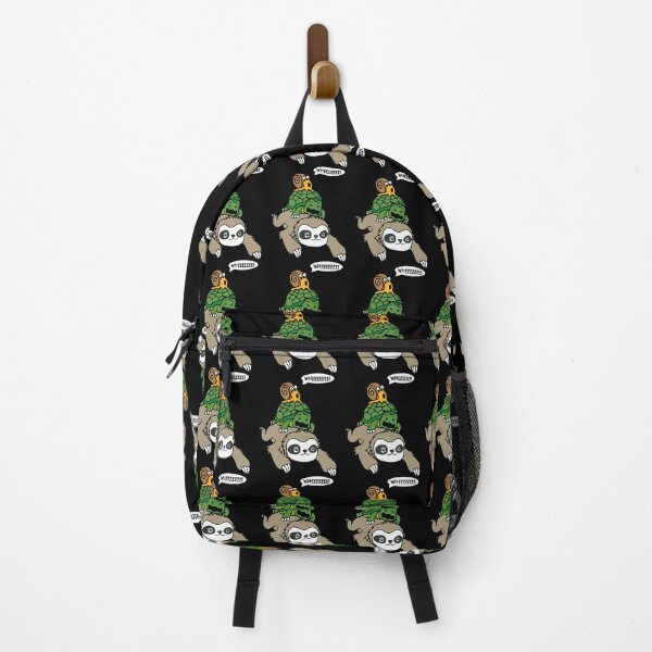 Item preview, Sloth Turtle Snail Piggyback Animal Running Wild Tee designed and sold by vougashayagl.