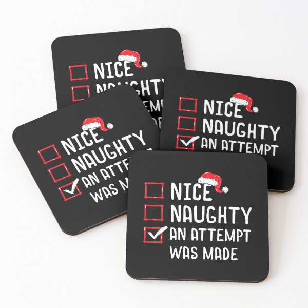 Item preview, Nice Naughty An Attempt Was Made Christmas List 		 designed and sold by kobsjacash.