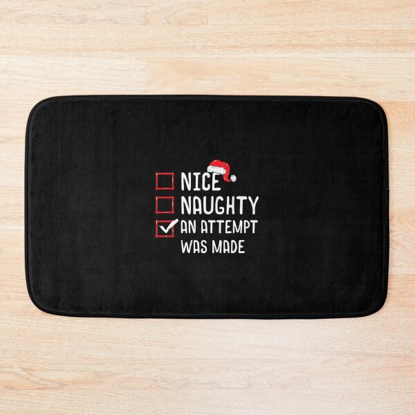Item preview, Nice Naughty An Attempt Was Made Christmas List 		 designed and sold by kobsjacash.
