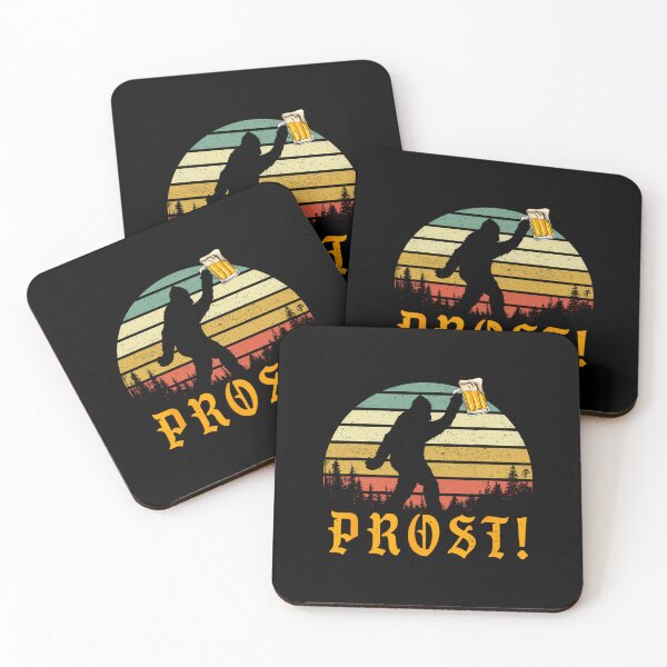 Item preview, Vintage PROST! Bigfoot Yeti Drinking Beer German Oktoberfest 		 designed and sold by sammutbayjal.