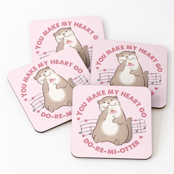 Item preview, You Make My Heart Go Do-Re-Mi-Otter designed and sold by chillaxcats.