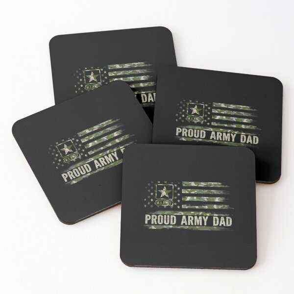 Item preview, Vintage Proud Army Dad Camo American Flag Veteran 	 		 designed and sold by sammutbayjal.