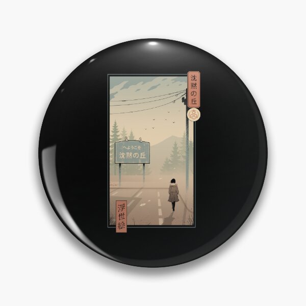 Item preview, Welcome to Silent Mountain Hill (Ukiyo-e Style) - Japanese Horror Game Aesthetic designed and sold by vincenttrinidad.