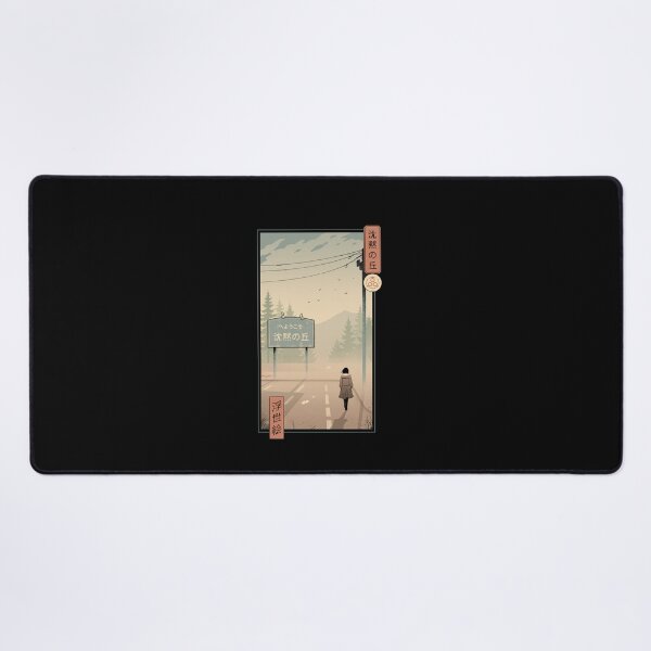 Item preview, Welcome to Silent Mountain Hill (Ukiyo-e Style) - Japanese Horror Game Aesthetic designed and sold by vincenttrinidad.