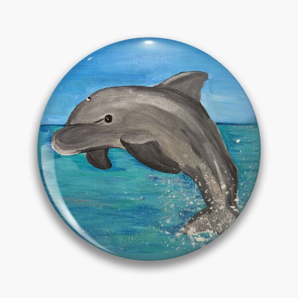Item preview, Dolphin Painting designed and sold by Jaya Tewart.