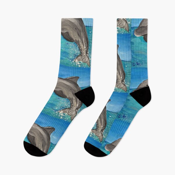 Item preview, Dolphin Painting designed and sold by Jaya Tewart.