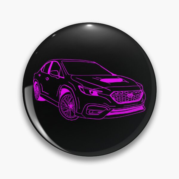 Artikelvorschau, Neonpinke VB WRX Limousine Strichzeichnung entworfen und verkauft von knxwone.
