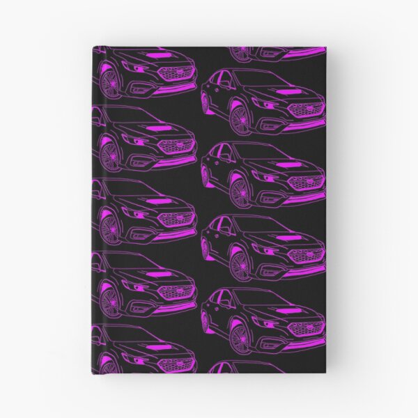Item preview, Neon Pink VB WRX Sedan car Line Art designed and sold by knxwone.