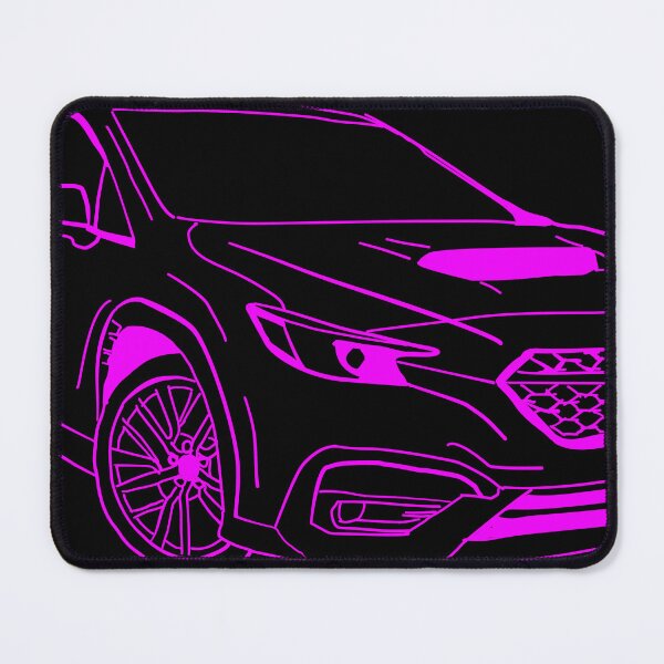 Item preview, Neon Pink VB WRX Sedan car Line Art designed and sold by knxwone.