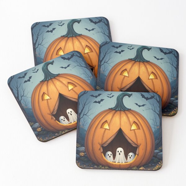 Item preview, Jack-o’-Lantern Tent – Whimsical Halloween Camping Scene designed and sold by wildexperience.