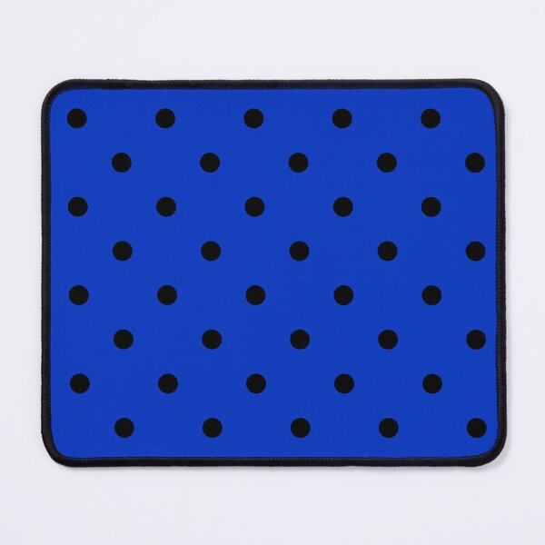 Item preview, Cobalt Blue and Black Polka dots designed and sold by POLKAIWERX.