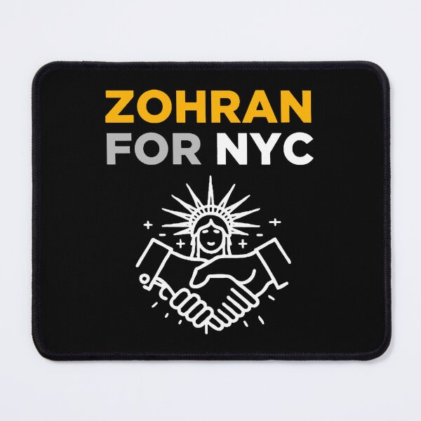 Item preview, Zohran Mamdani designed and sold by Tiar-Kin.