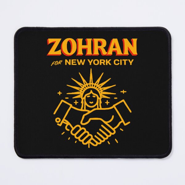 Item preview, Zohran Mamdani designed and sold by Tiar-Kin.