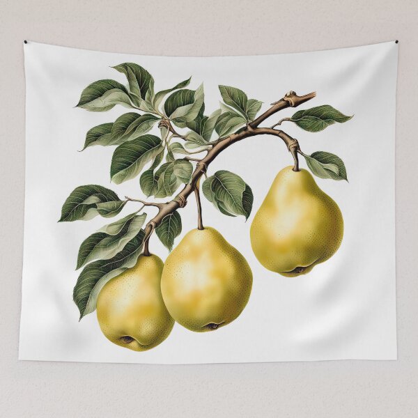 Item preview, Vintage Botanical Pear Branch designed and sold by LanaGustavsson.