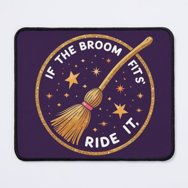 Item preview, Halloween - If the broom fits, ride it designed and sold by The Tee House.
