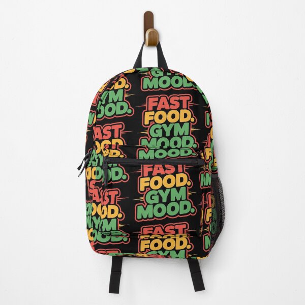 Item preview, Red, Orange, and Green Bold Text Expressing Food and Fitness Contrast designed and sold by SplashTastic.