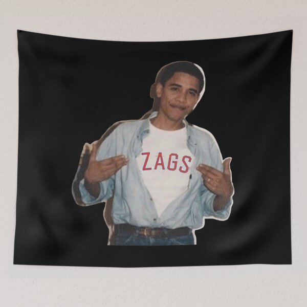 Item preview, Young Obama Says Go Zags- Gonzaga University Bulldogs 	 	 designed and sold by jenilaabezuw.